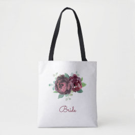 Bolsa Tote Rosa de Borda de Aquarela