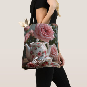 Bolsa Tote Rosa de Couve Rosa Tea