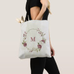 Bolsa Tote rosa de flores brancas poeirentas<br><div class="desc">Bonita bolsa de tota romântica com rosa empoeirado e flores brancas e algumas folhas bonito. PARA MAIS PRODUTOS CORRESPONDENTES,  clique na coleção acima ou entre em contato comigo</div>