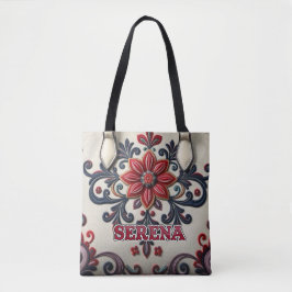 Bolsa Tote Rosa de Inverno Pessoal: