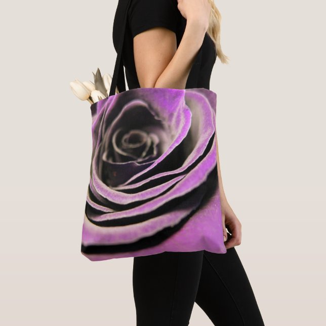 Bolsa Tote Rosa de lavanda - Saco de Tota Personalizado para  (Close Up)
