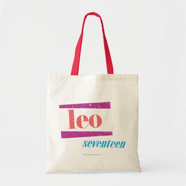 Bolsa Tote Rosa de Leo (Frente)