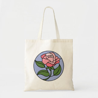 Bolsa Tote Rosa de Vidro Colorido