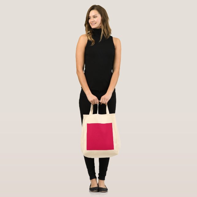 Bolsa Tote Rosa Estética (Frente (modelo))