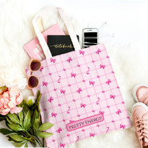 Bolsa Tote Rosa Estética da Pretty Energy