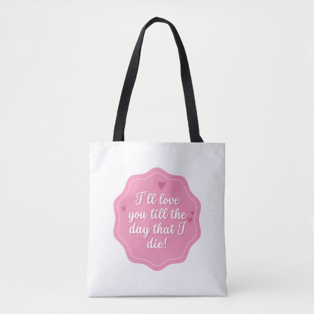 Bolsa Tote Rosa Feminina (Frente)
