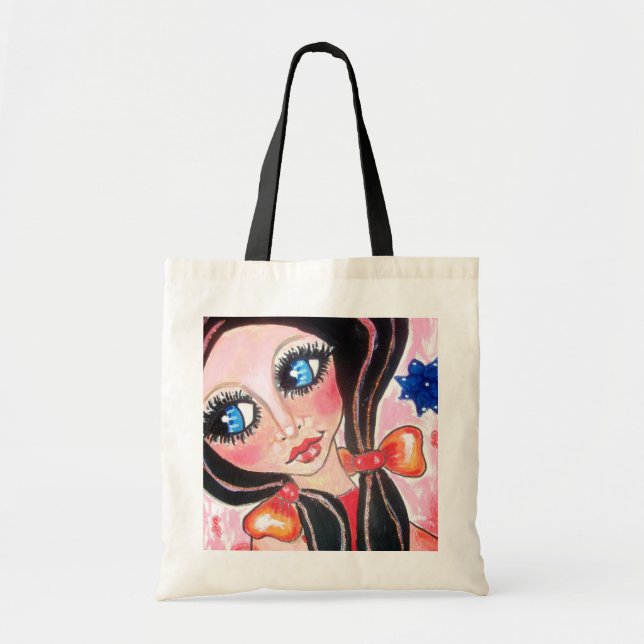 Bolsa Tote rosa flicka (Frente)
