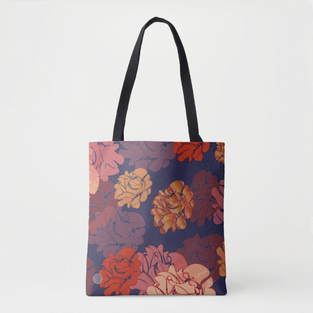 Bolsa Tote Rosa floral (Frente)