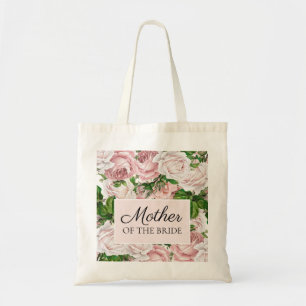 Bolsa Tote Rosa Floral Casamento Mãe da Noiva Cor de Rosa