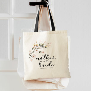 Bolsa Tote Rosa Flores Mãe da Noiva