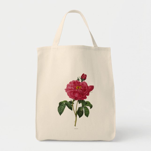 Bolsa Tote Rosa Gallica (Frente)