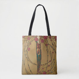 Bolsa Tote Rosa House por Margaret MacDonald MacKintosh