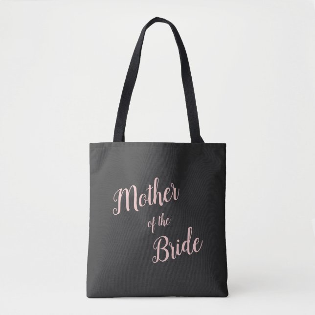 Bolsa Tote Rosa Moderno Roteiro Mãe da Noiva (Frente)