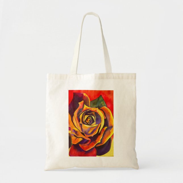 Bolsa Tote Rosa ouro Art (Frente)