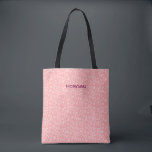 Bolsa Tote Rosa Personalizada com Coração – Nome P<br><div class="desc">Esta bolsa de mão rosa elegante apresenta um charmoso padrão de coração desenhado à mão, tornando-a o acessório perfeito para românticos, amantes da moda e quem dá presentes! A opção de nome personalizável permite que você adicione um toque pessoal, tornando-a um ótimo presente para aniversários, aniversários de casamento, Dia dos...</div>