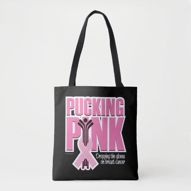 Bolsa Tote Rosa-Puking (Hockey) (Frente)
