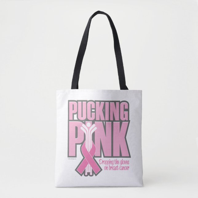Bolsa Tote Rosa-Puking (Hockey) (Frente)