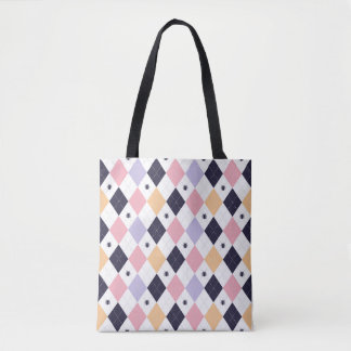 Bolsa Tote Rosa Puro Diamante com Aranha