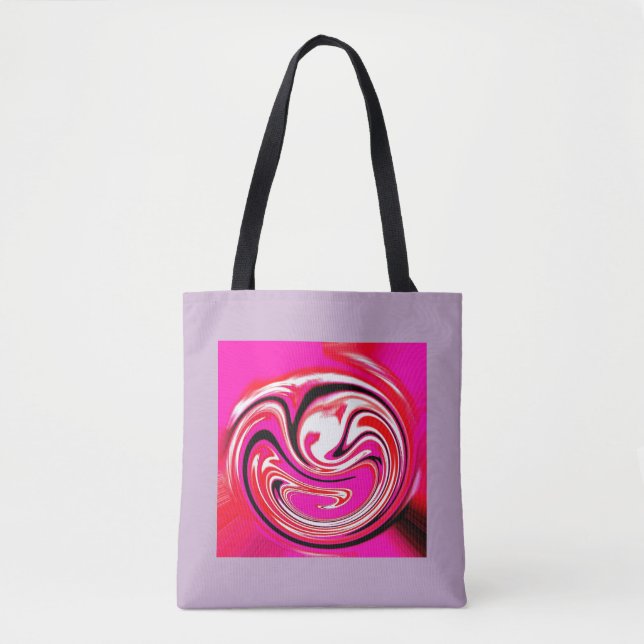 Bolsa Tote Rosa quente (Frente)
