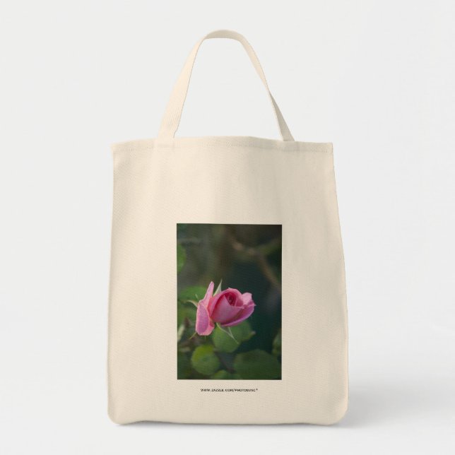 Bolsa Tote Rosa Rosa (Frente)