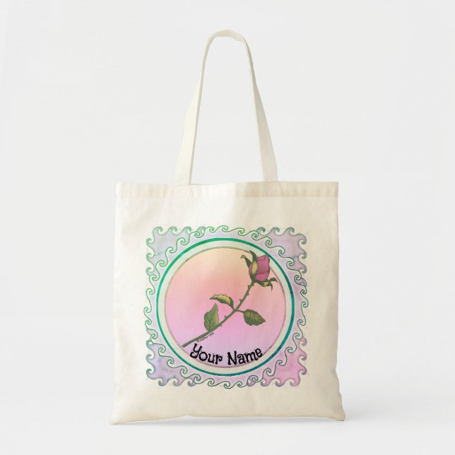 Bolsa Tote Rosa Rosa (Frente)