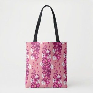 Bolsa Tote Rosa rosa floresce: fundo sem problemas.