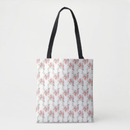 Bolsa Tote Rosa Rosa Rosa Rosa chique Floral