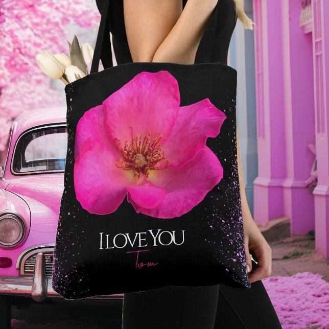 Bolsa Tote Rosa Rosa Rosa Rosa Rosa Caneta - Tendência Person (Criador carregado)