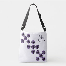 Bolsa Tote Rosa Roxo monograma