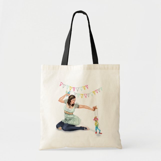 Bolsa Tote Rosa Salvaje (Frente)