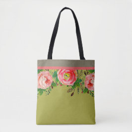 Bolsa Tote Rosa Springtime à noite