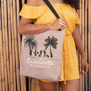 Bolsa Tote Rosa Tendência Meninas Despedida de Solteira Perso