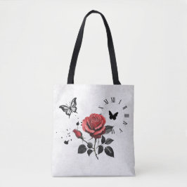 Bolsa Tote Rosa, Tinta e Tempo