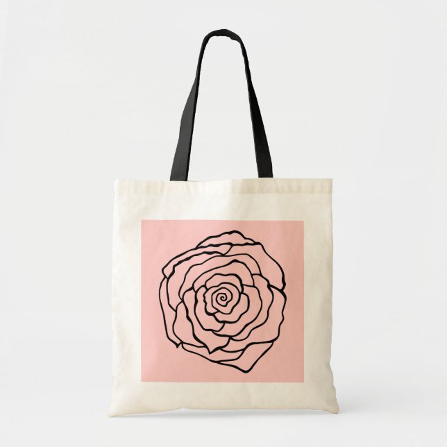 Bolsa Tote Rosa Tote Bag (Frente)