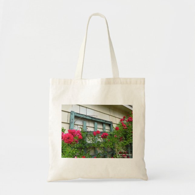 Bolsa Tote Rosa Trellis - Vineyard de Martha (Frente)