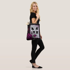 Bolsa Tote Rosa, Vela, Pergaminho e Bloqueio Gótico