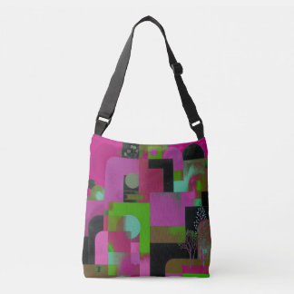 Bolsa Tote Rosa Verde Floral da Moda / Estética Ou