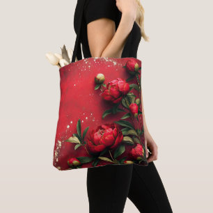 Bolsa Tote Rosa vermelha