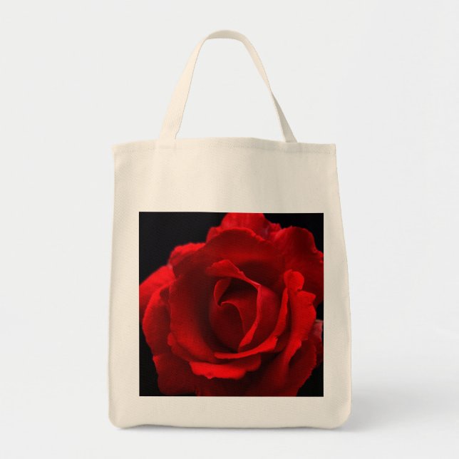 Bolsa Tote Rosa vermelha gtcnm (Frente)