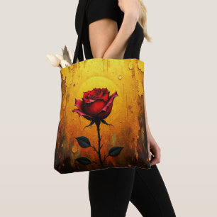 Bolsa Tote Rosa Vermelha Única