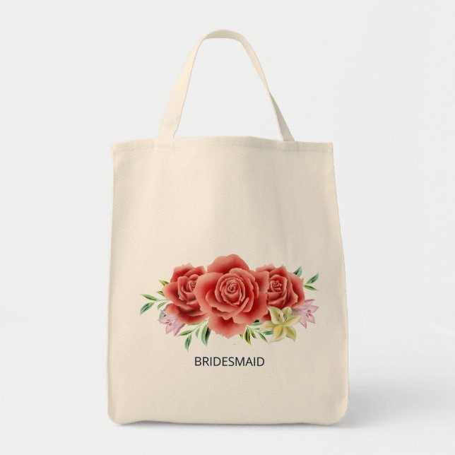 Bolsa Tote Rosa Wedding (Frente)