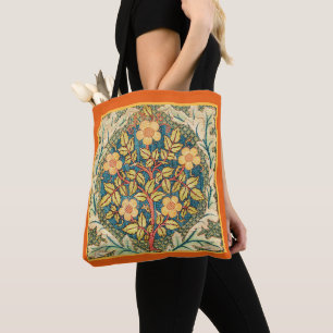 Bolsa Tote Rosa Wreath por William Morris