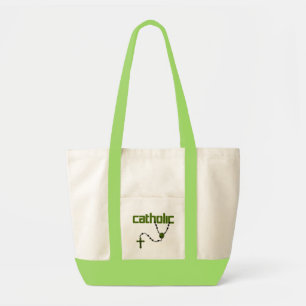 Bolsa Tote Rosário católico