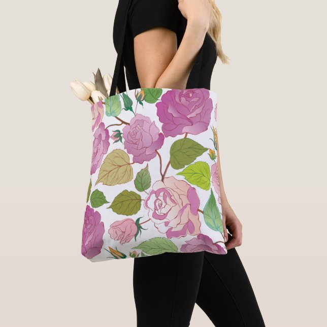 Bolsa Tote Rosas 17 (Close Up)