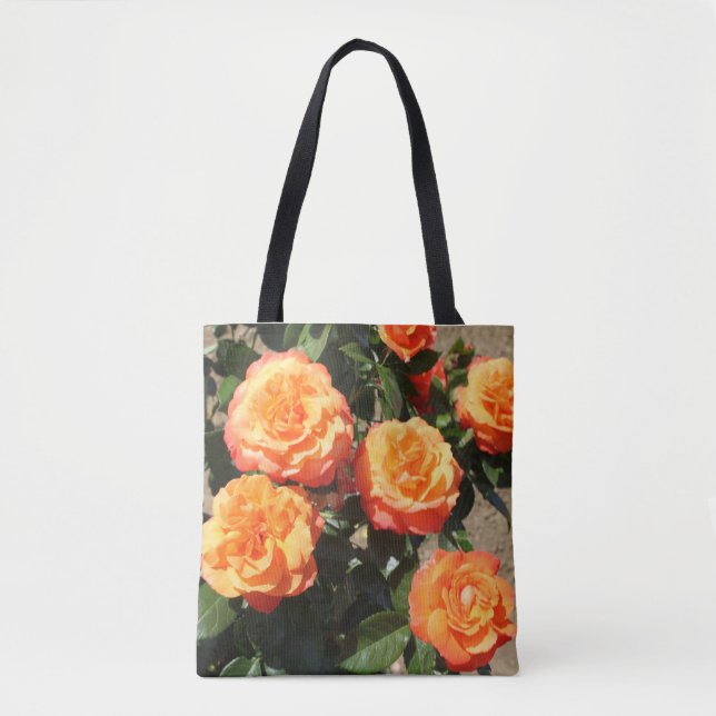 Bolsa Tote Rosas alaranjados Bewitching (Frente)