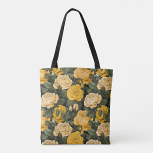 Bolsa Tote Rosas Amarelas