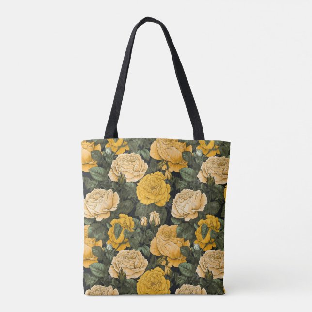Bolsa Tote Rosas Amarelas (Verso)