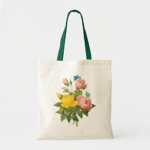 Bolsa Tote Rosas Chá Amarelo Persa Vintage por Redoute