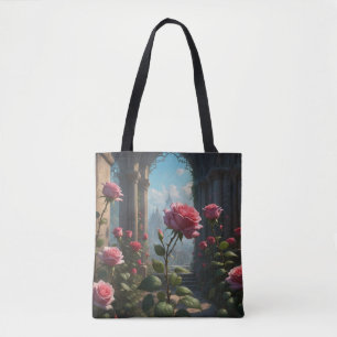 Bolsa Tote Rosas do Castelo Encantado 