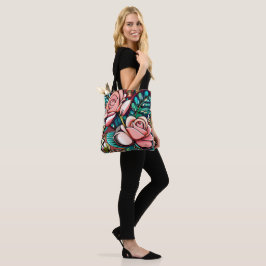 Bolsa Tote Rosas duplos: um arranjo flexível espetacular